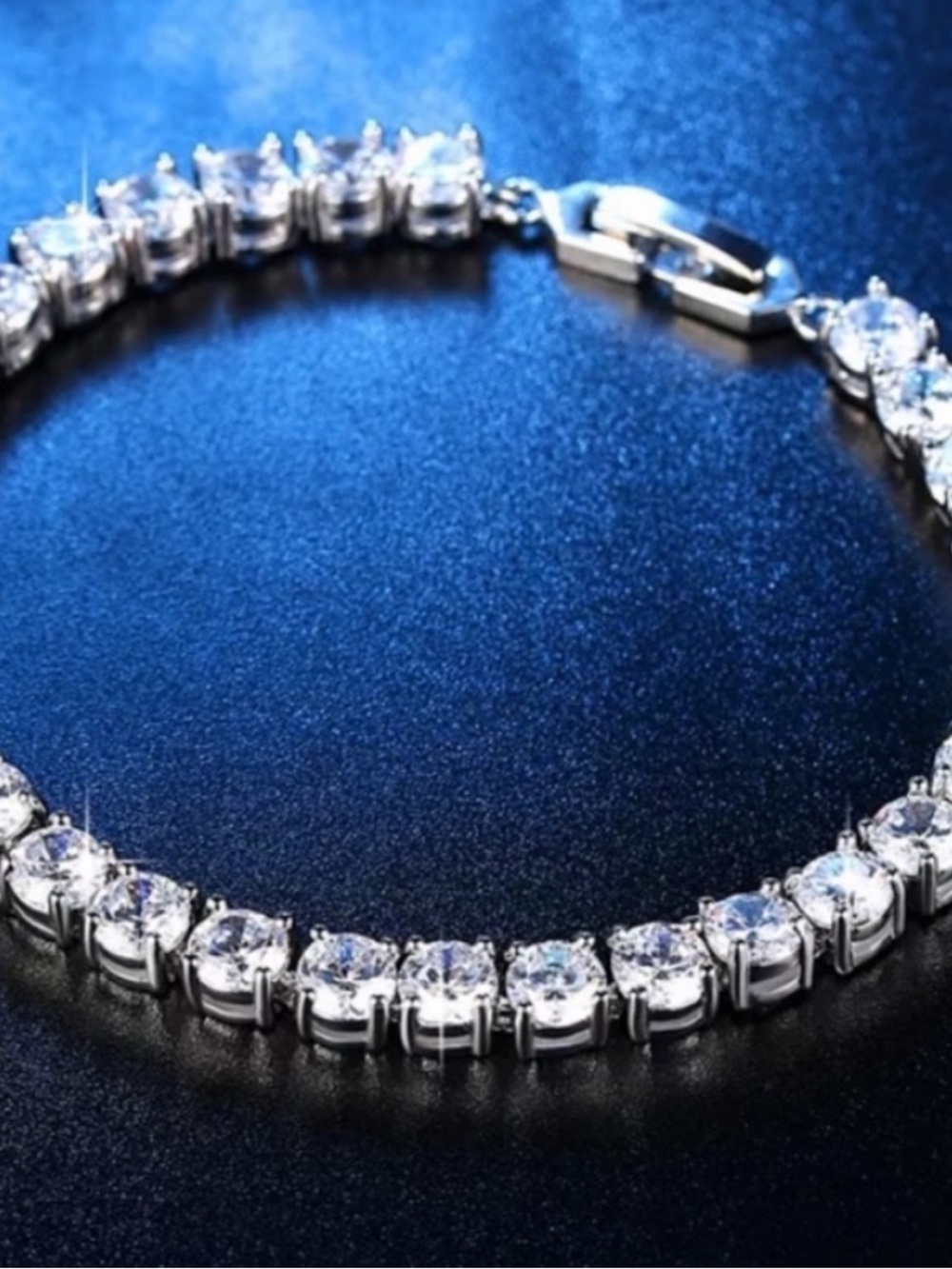 NEW TENNIS BRACELET DIAMOND 925 STERLING SILVER, NICE BRACELET, CUTE BRACELET